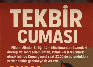 🕊️ Filistin İçin Tekbir Cuması’nda Gönüllerimiz Bir Oldu